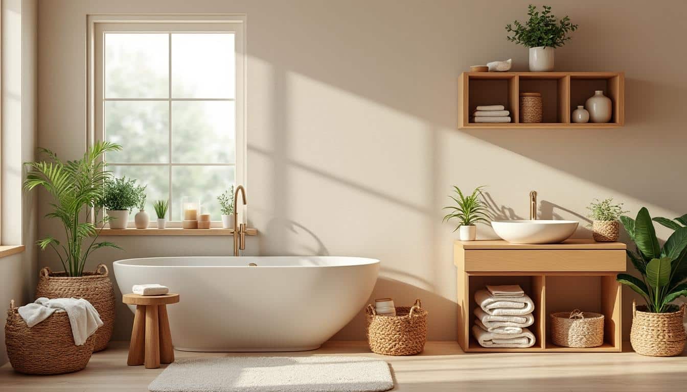 découvrez des astuces simples et efficaces pour rendre votre salle de bain chaleureuse et accueillante sans entreprendre de gros travaux.