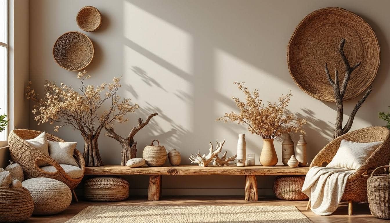 découvrez des idées de décoration artistique utilisant des matériaux naturels et économiques pour embellir votre intérieur avec créativité et respect de l'environnement.