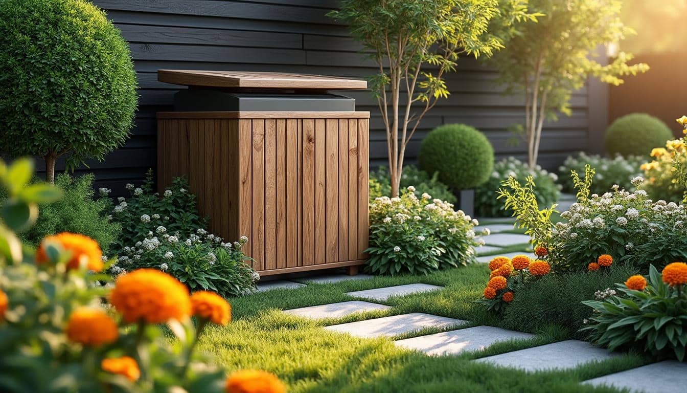 découvrez comment intégrer un composteur discret et esthétique dans votre jardin pour recycler vos déchets organiques tout en préservant l'harmonie de votre espace extérieur.