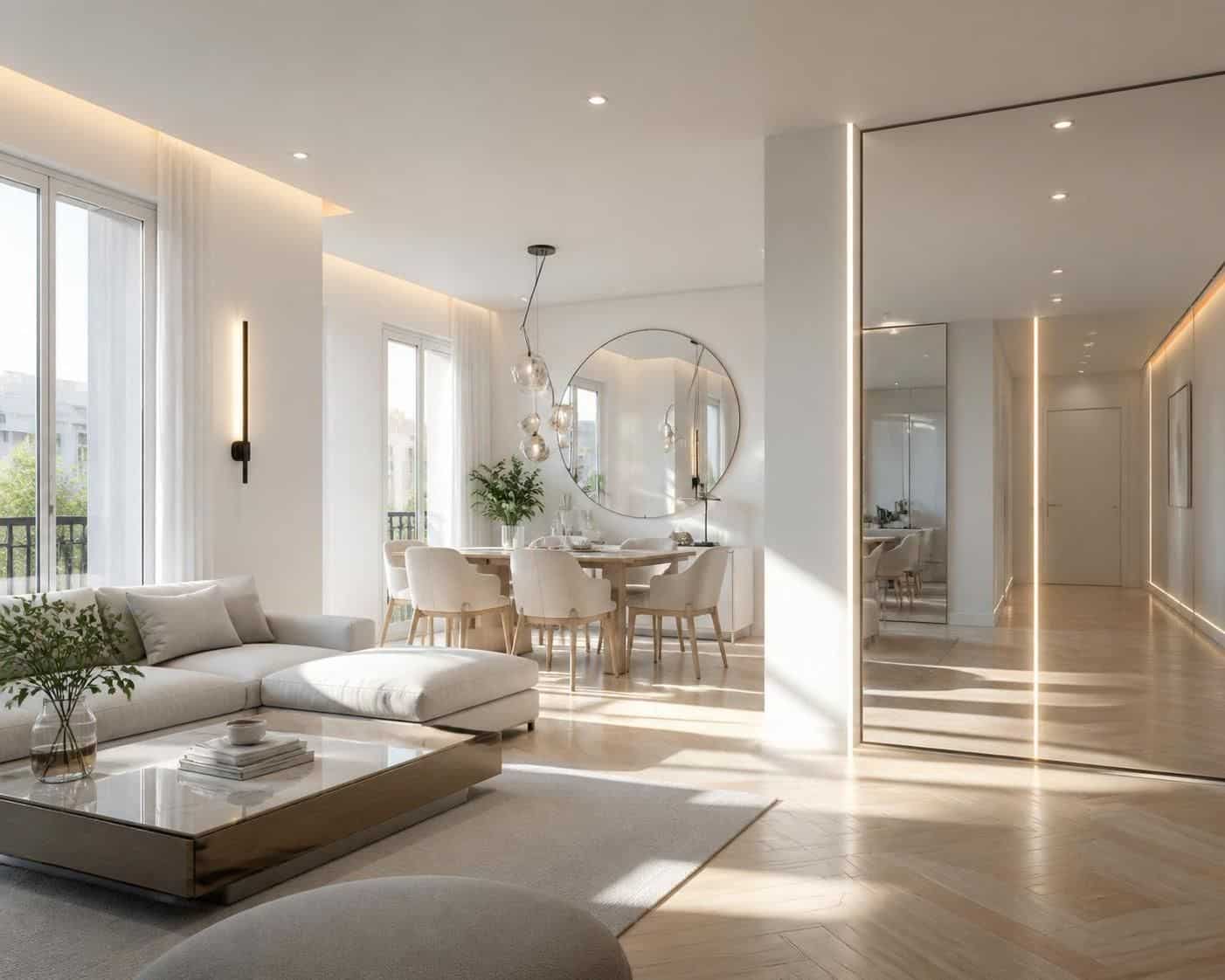 d&eacute;couvrez des astuces efficaces pour augmenter la luminosit&eacute; dans un appartement sombre et rendre votre int&eacute;rieur plus lumineux et agr&eacute;able.