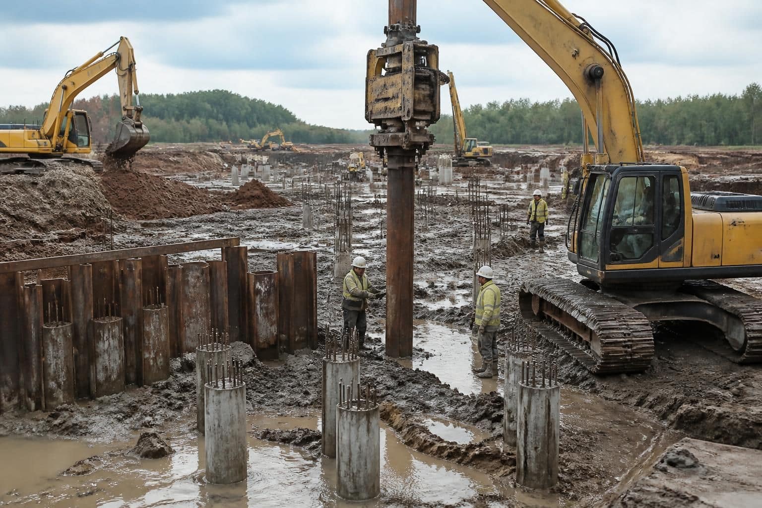 expertise en gros œuvre et fondations spéciales adaptées aux sols instables, assurant la stabilité et la durabilité de vos constructions.