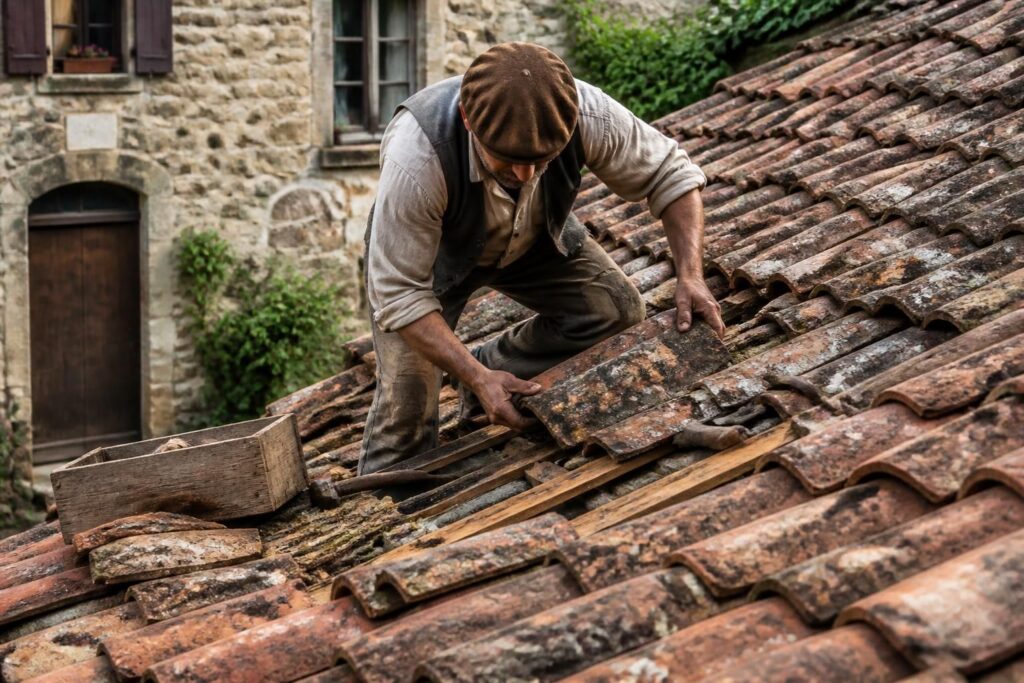 découvrez les techniques traditionnelles de réparation pour toitures anciennes, alliant savoir-faire artisanal et préservation du patrimoine architectural.